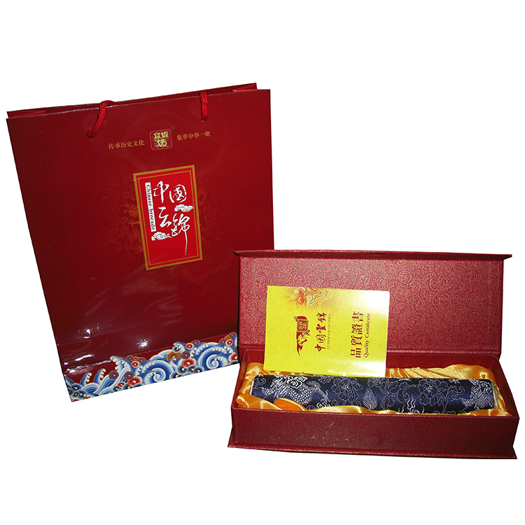 手工云锦围巾礼盒